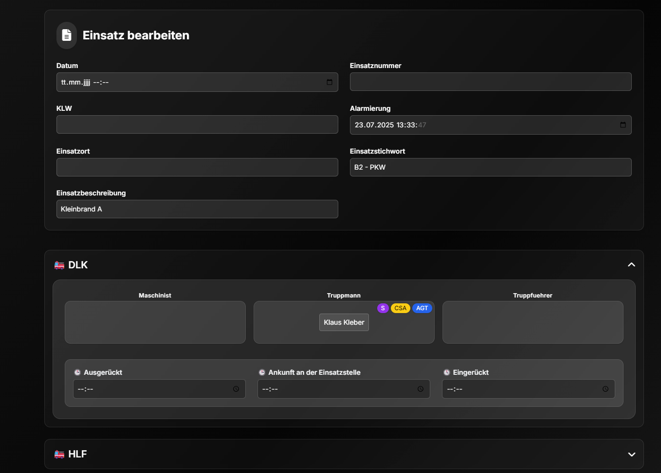 Buchungen & Qualifikationen